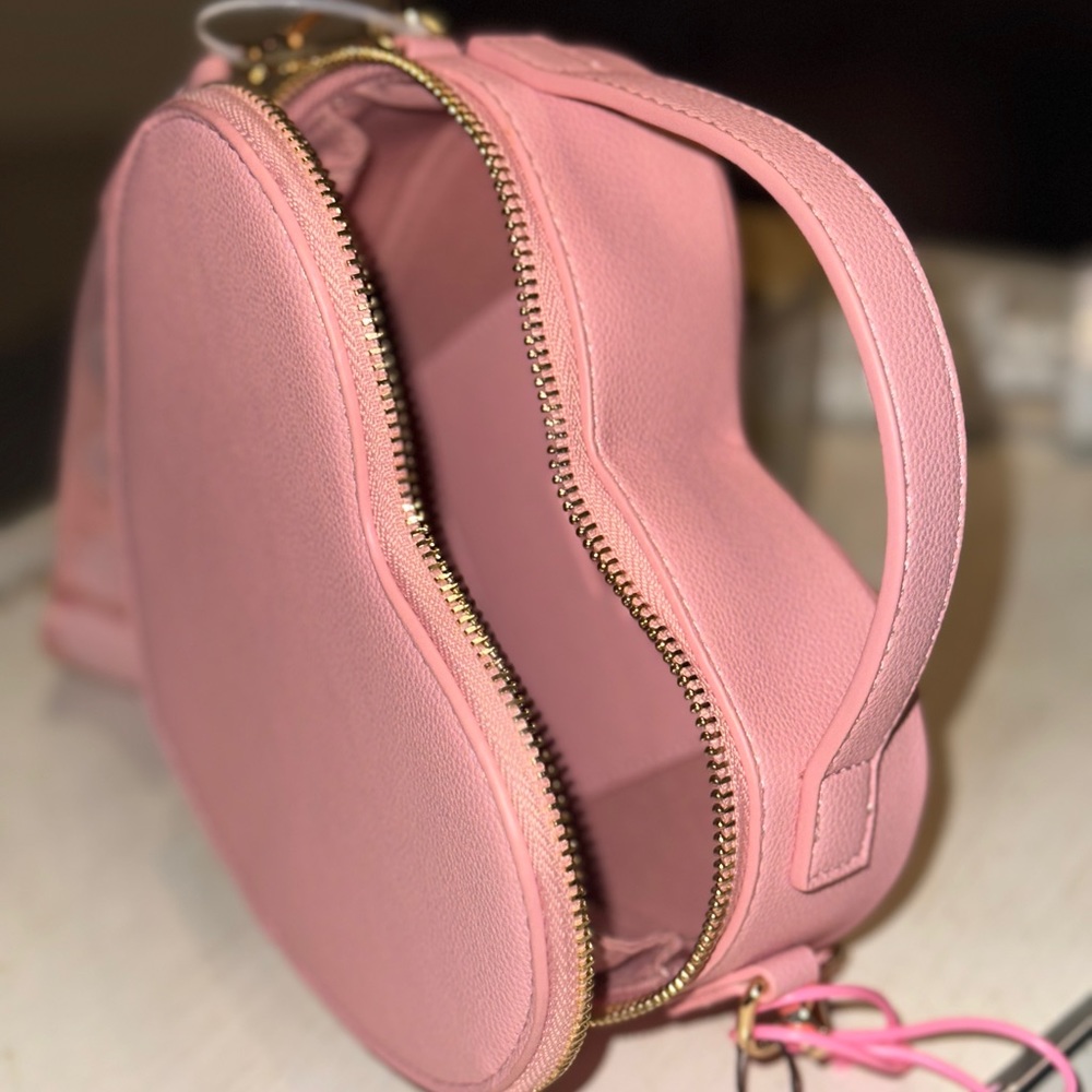 Like Dreams Pink Zipper Heartbreaker Valentines Day Heart Shaped Purse. New - Picture 6 of 7